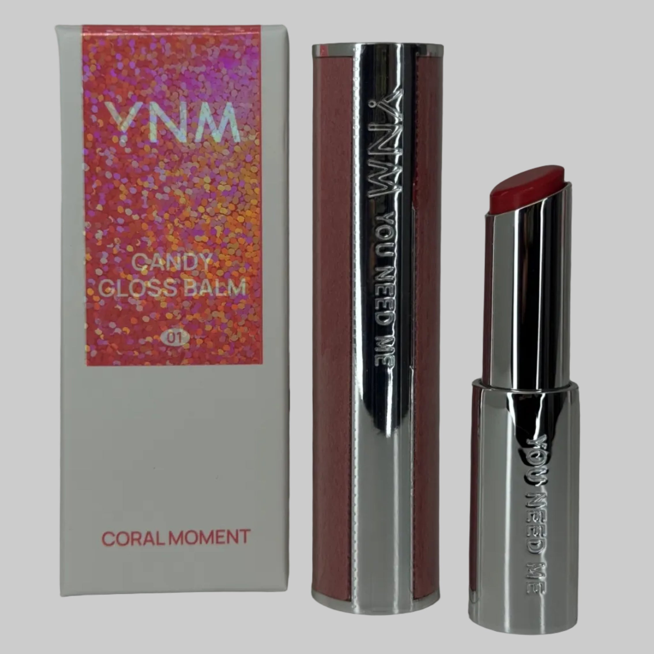 Y.N.M CANDY GLOSS BALM 01 CORAL MOMENT
