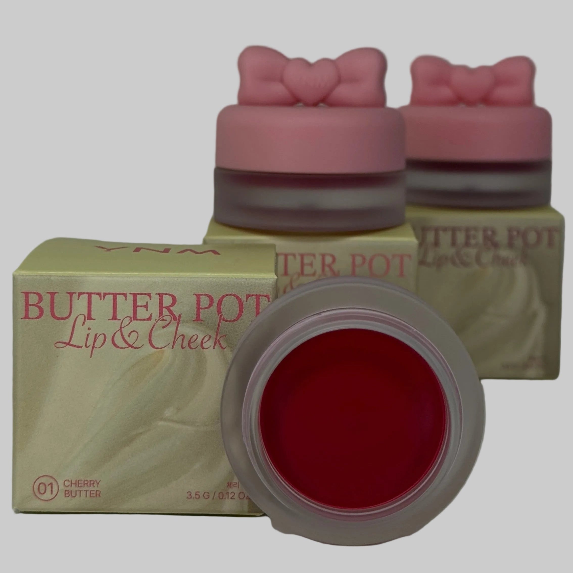 Y.N.M LIP&CHEEK BUTTER POT 01 CHERRY BUTTER