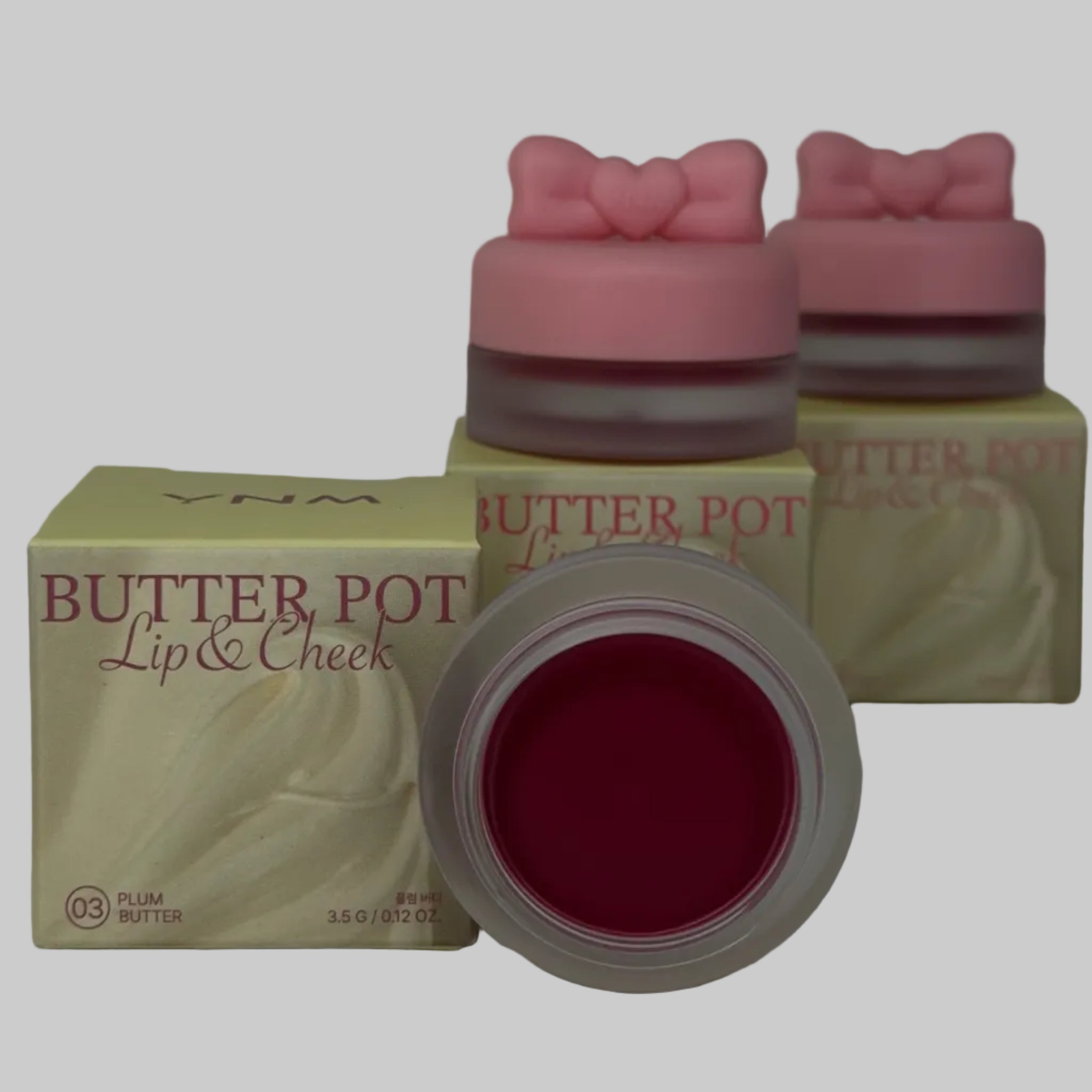 Y.N.M LIP & CHEEK BUTTER POT 03 PLUM BUTTER
