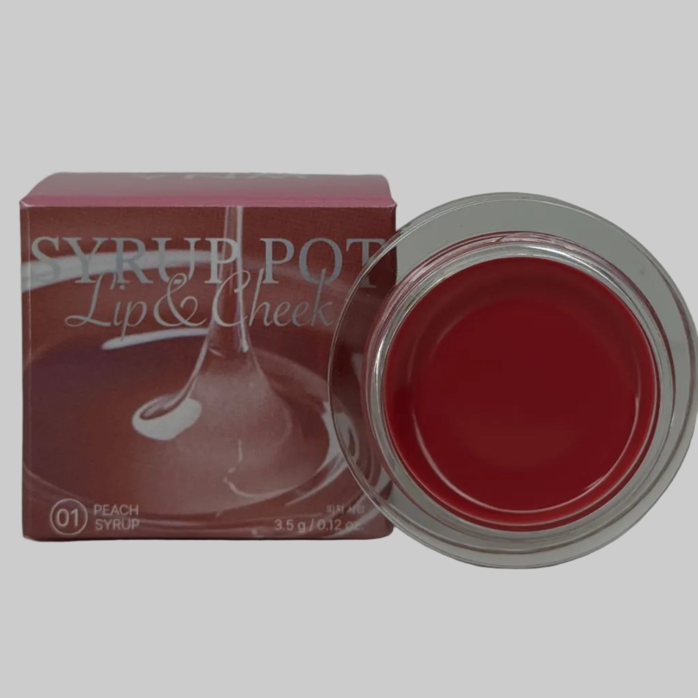 YNM LIP&CHEEK SYRUP POT 01. PEACH SYRUP