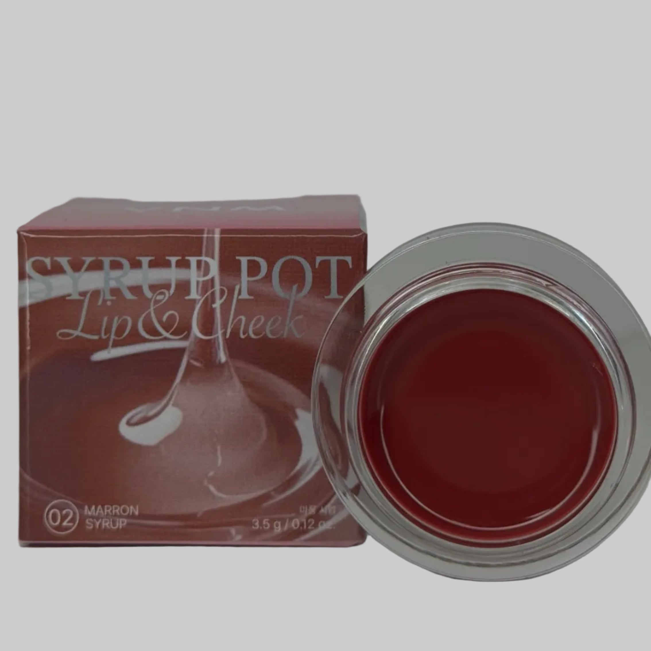 YNM LIP&CHEEK SYRUP POT 02. MARRON SYRUP