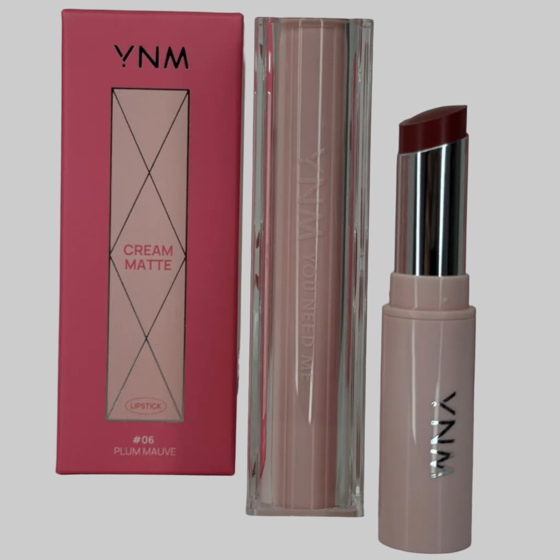 Y.N.M CREAM MATTE LIPSTICK 06 PLUM MAUVE